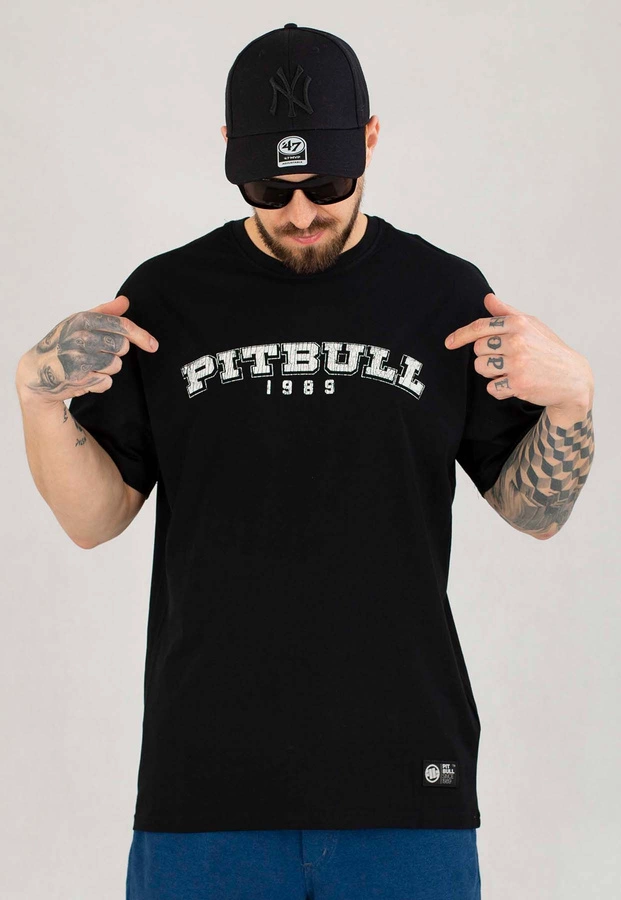 T-shirt Pit Bull Born In 1989 czarny