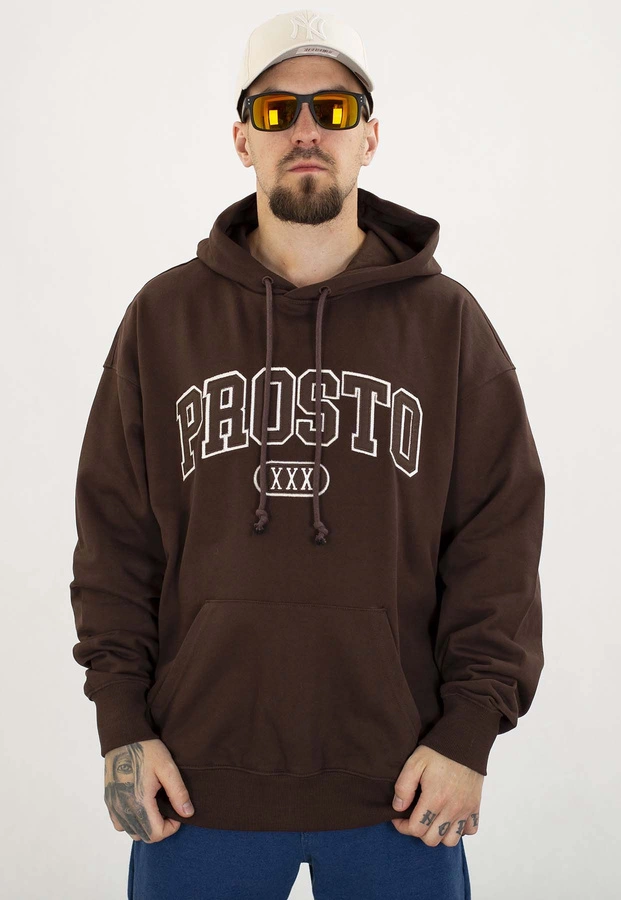 Bluza Prosto Z kapturem Nash brązowa