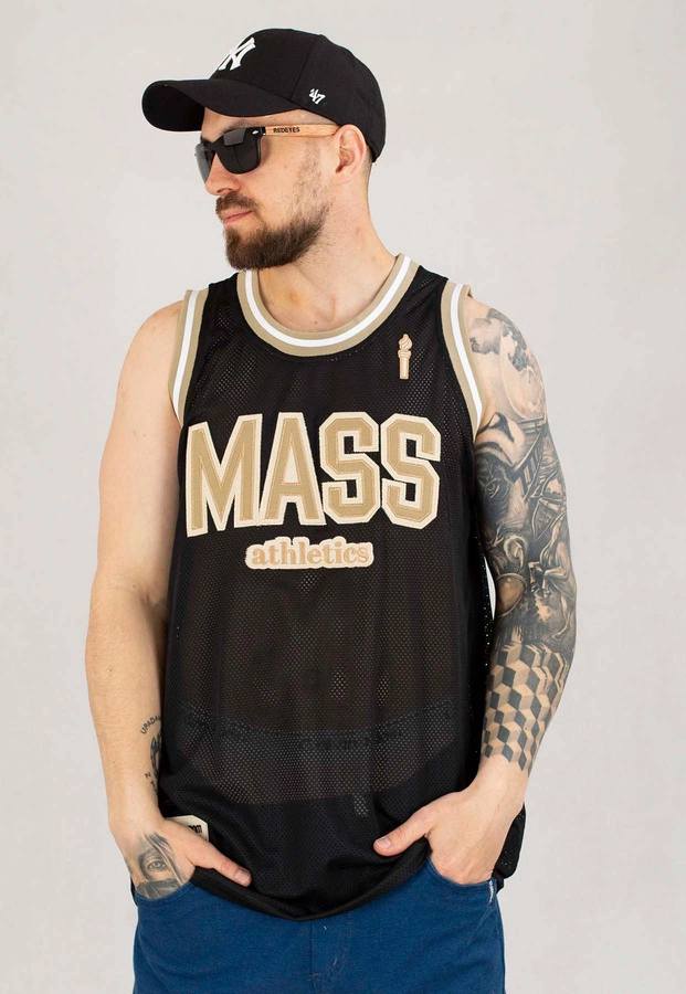 Tank Mass Club Mesh Jersey czarny