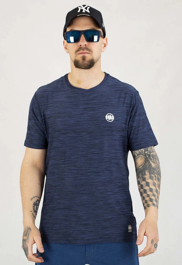 T-shirt Pit Bull Casual Sport Small Logo navy melange 