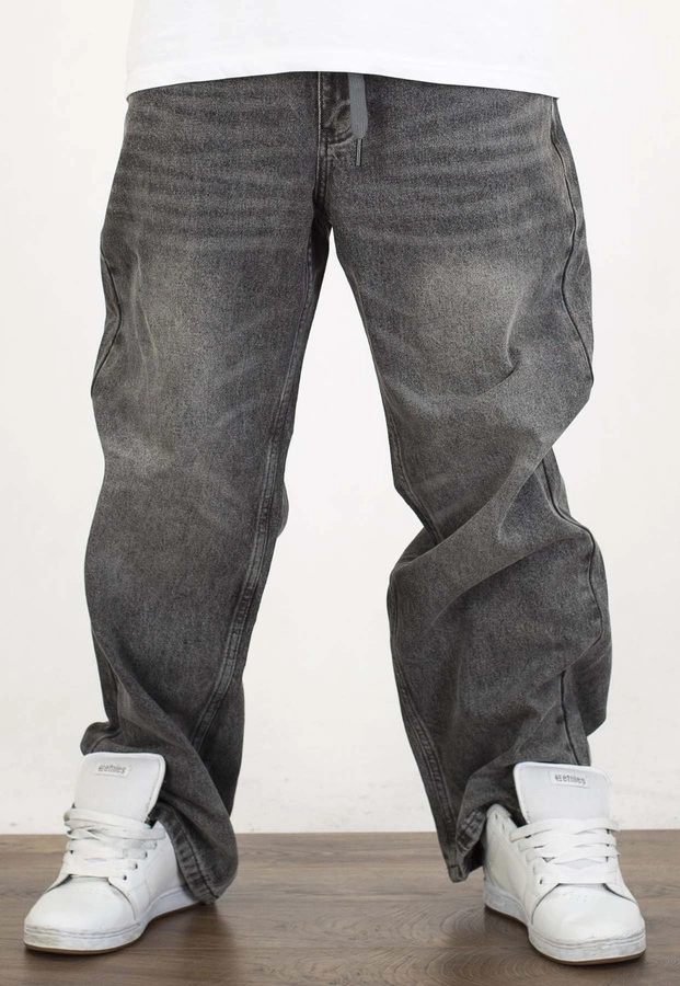 Spodnie Prosto Baggy Tarmac jasne szare