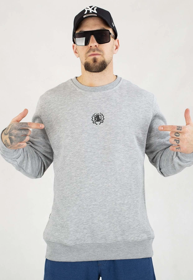 Bluza Diil Bez Kaptura Square Elasto szara