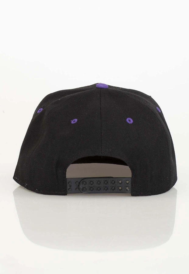 Czapka Snapback Diil Laur czarno fioletowa