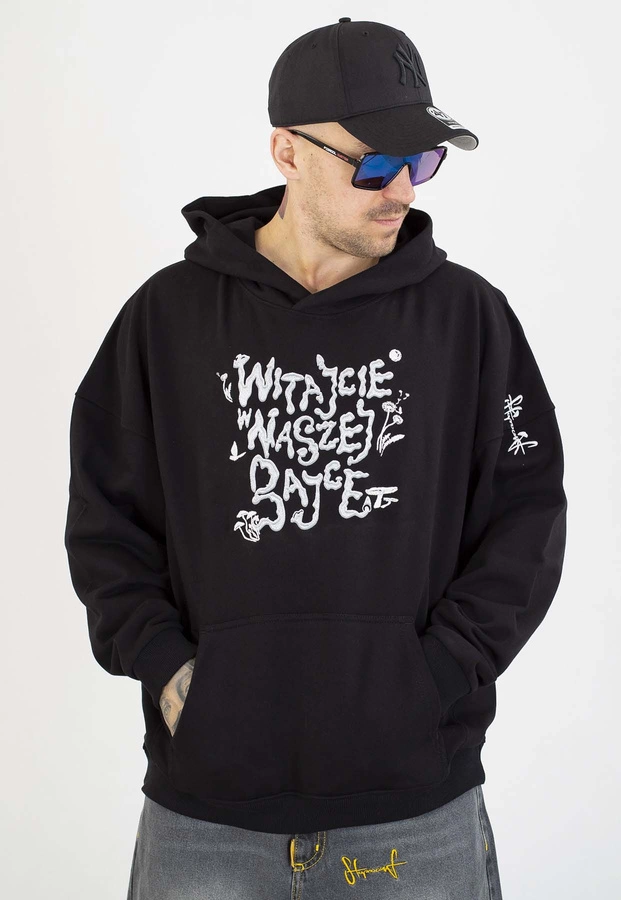Bluza Stoprocent Z Kapturem Witajcie W Naszej Bajce czarna