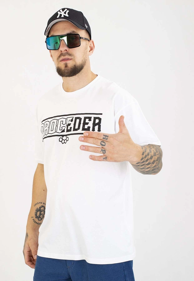 T-shirt Chada Proceder Cut biały