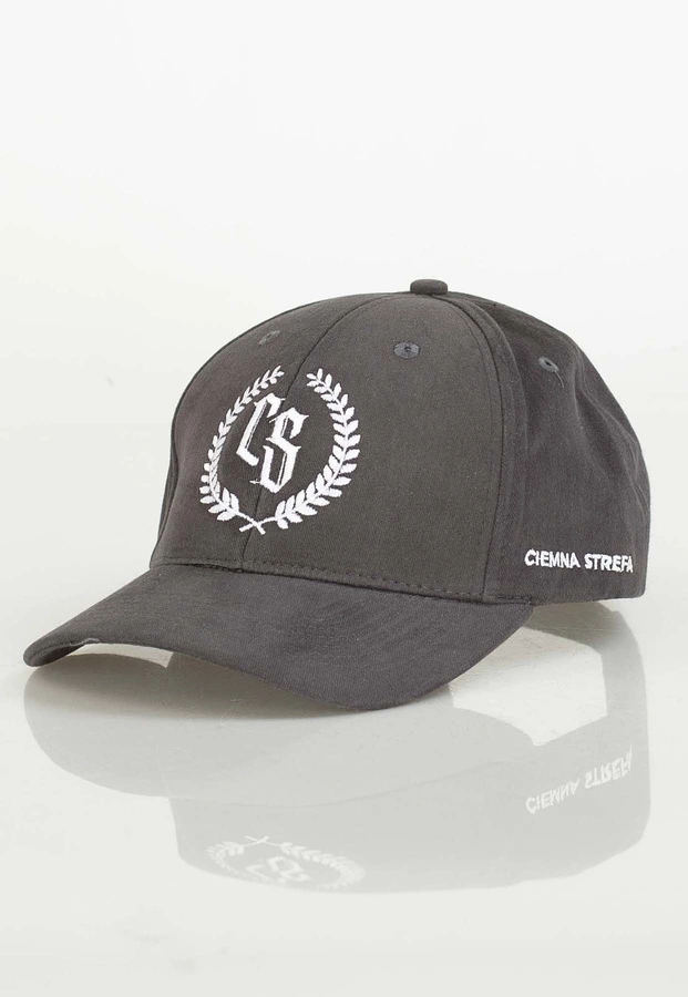 Czapka Snapback Ciemna Strefa Laur grafitowa