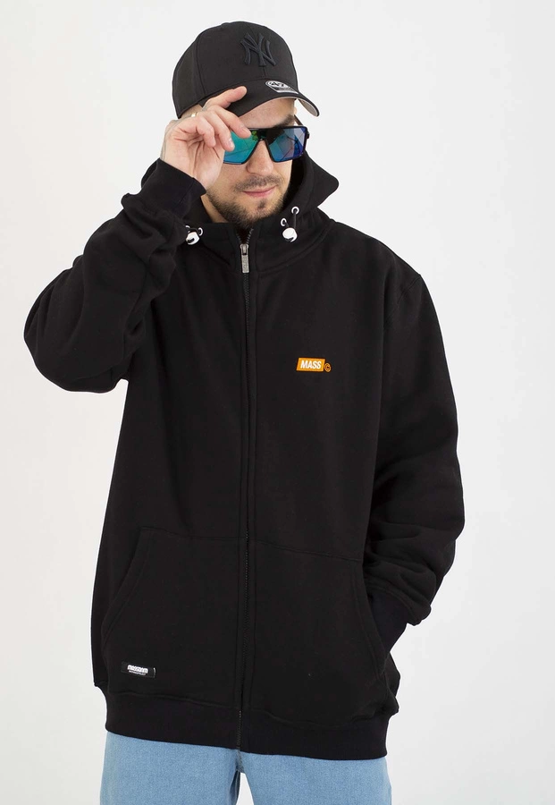 Bluza Mass Z Kapturem ZIP Mini Box czarna