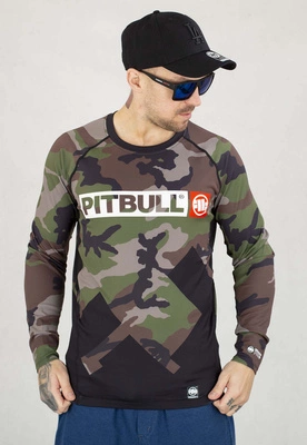 Longsleeve Pit Bull Sportowy Rashguard Cross moro camo