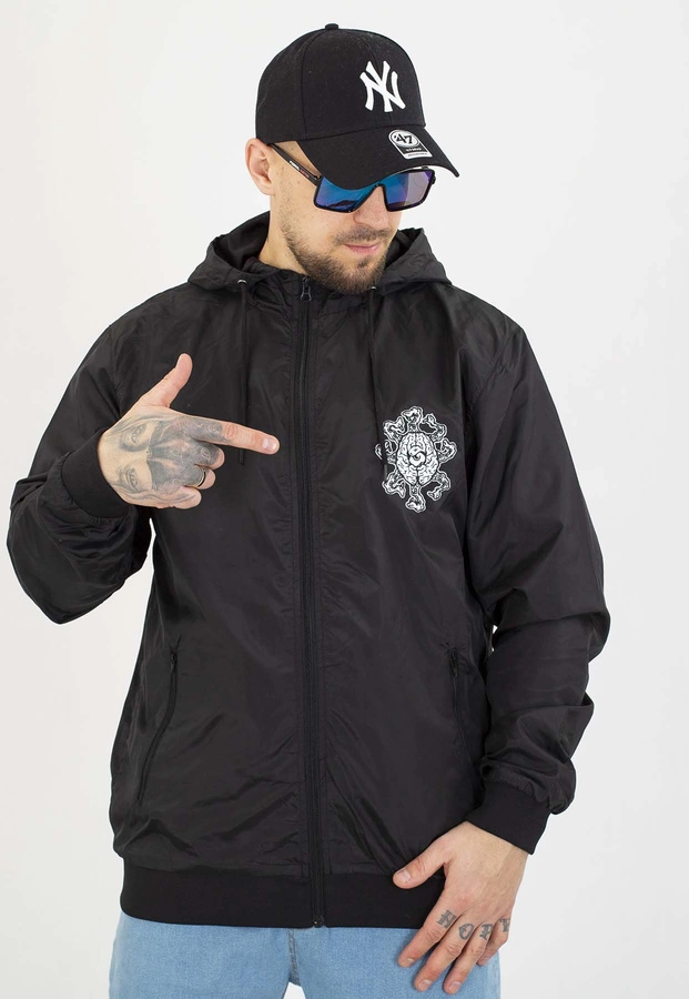 Kurtka Brain Dead Familia Circle Logo czarna