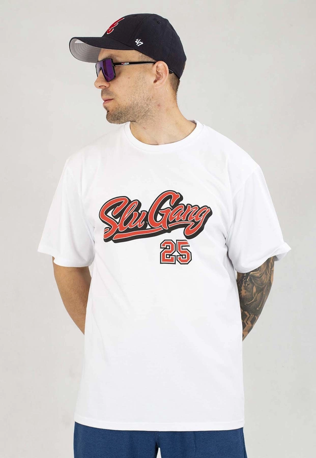 T-shirt RPS Rysiu Peja Solufka Baseball biały