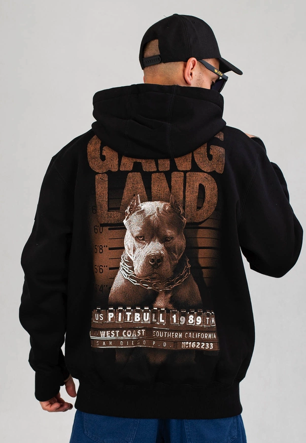 Bluza Pit Bull Z Kapturem Mugshot czarna