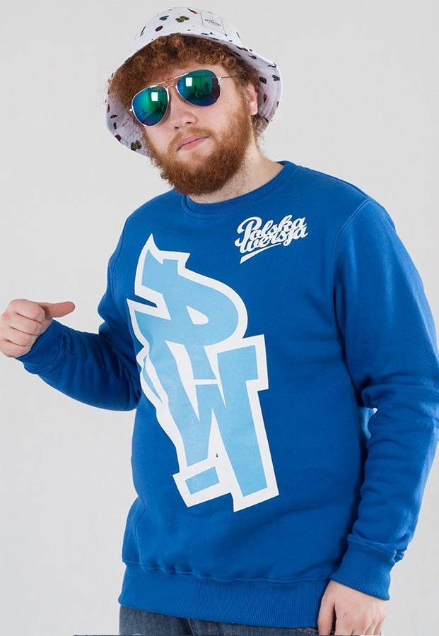 Bluza Polska Wersja PW Kolor niebieska