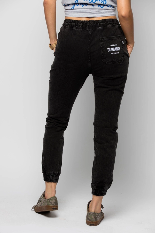 Spodnie Diamante Wear Jogger Unisex RM Classic czarny marmur jeans