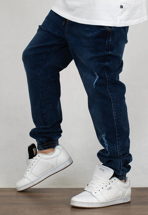 Spodnie Moro Sport Joggery Mini Slant Tag Pocket medium jeans z dziurami
