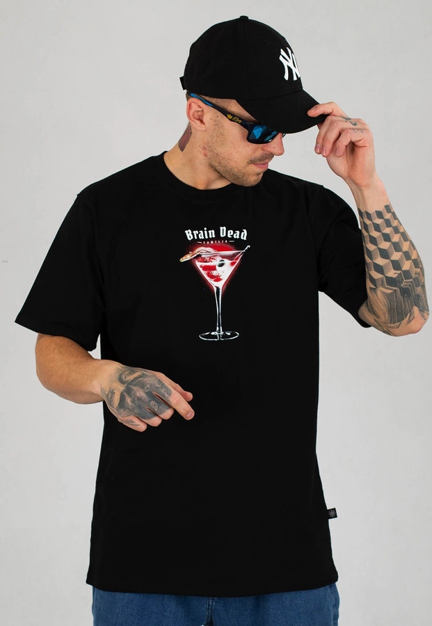 T-shirt Brain Dead Familia Bottle czarny
