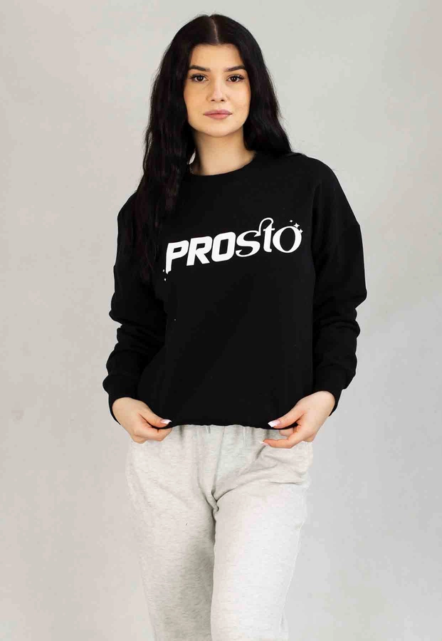 Bluza Prosto Bez Kaptura Moglie czarna