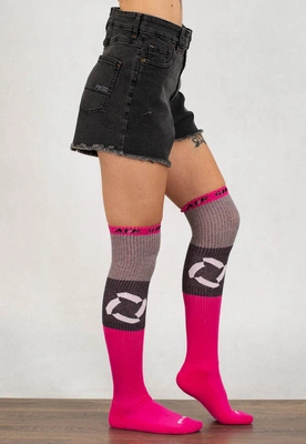 Zakolanówki ATR Classic różowe