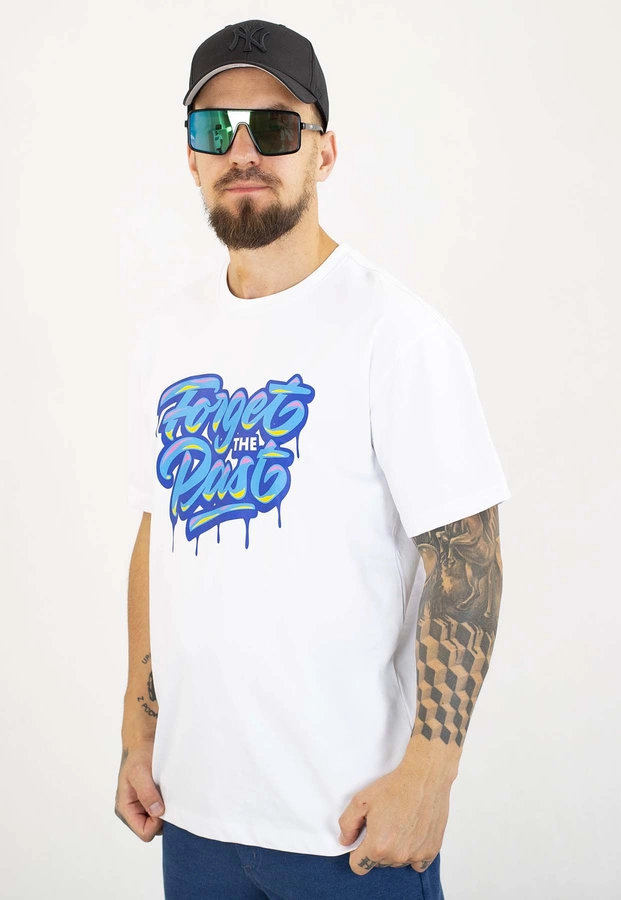 T-shirt Motive Forget Front biały