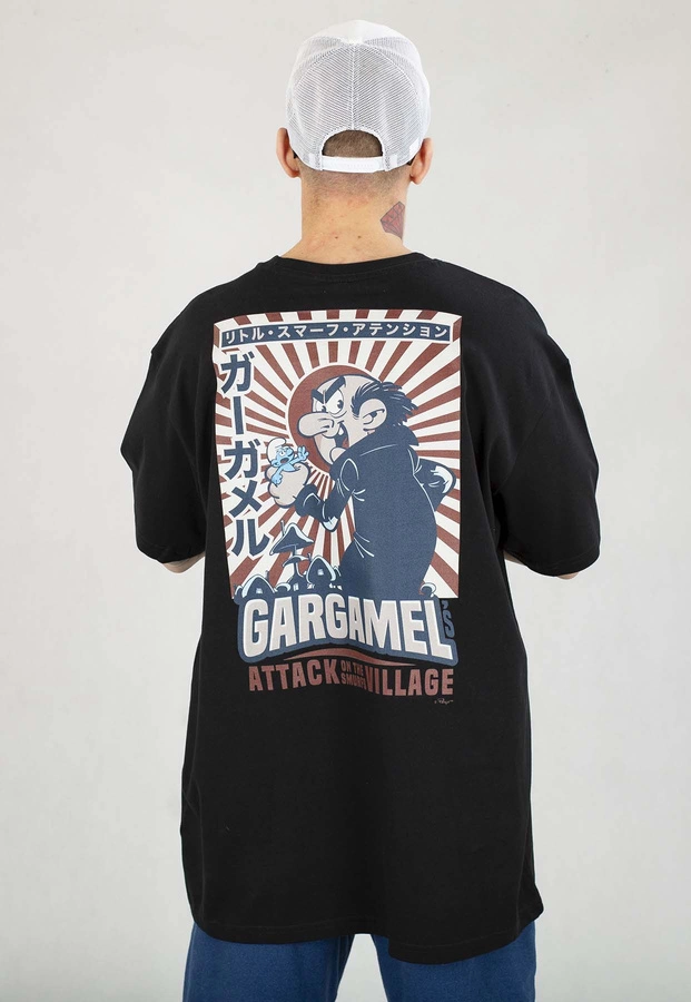 T-shirt Smerfy Baggy Gargamel Episode czarny