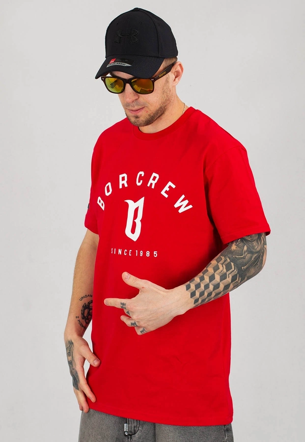 T-shirt B.O.R. Biuro Ochrony Rapu Classic B czerwony