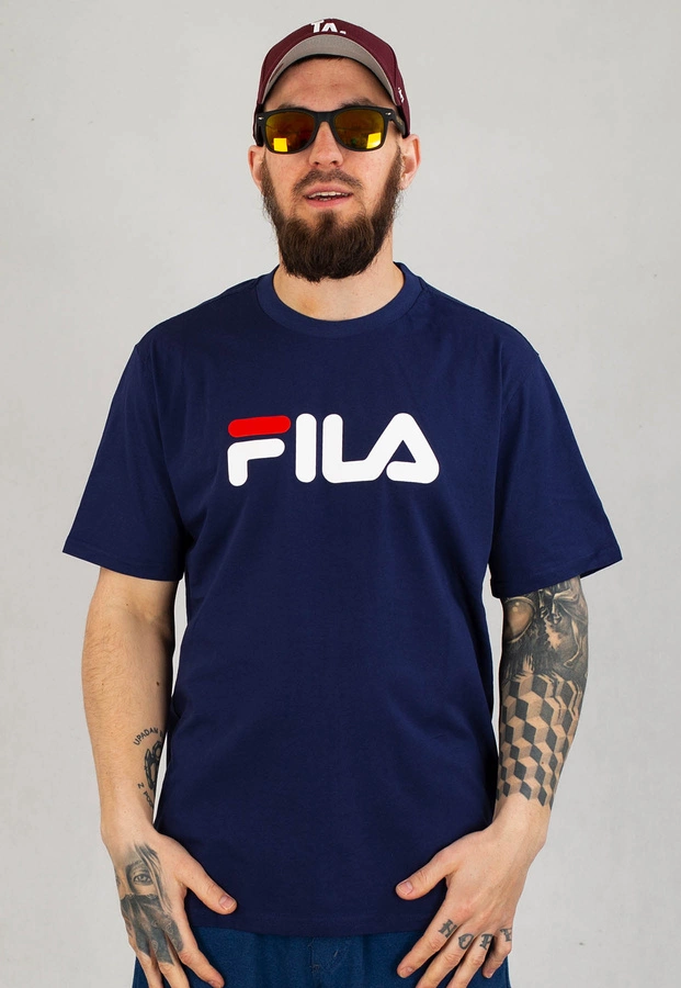 T-shirt Fila Bellano Tee FAU0092 niebieska