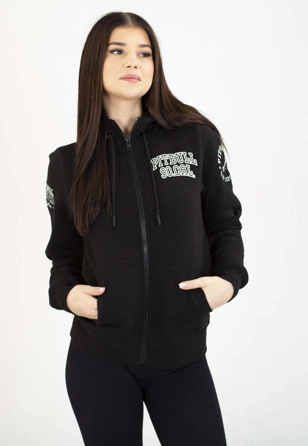 Bluza Pit Bull Z Kapturem Zip Fiora black