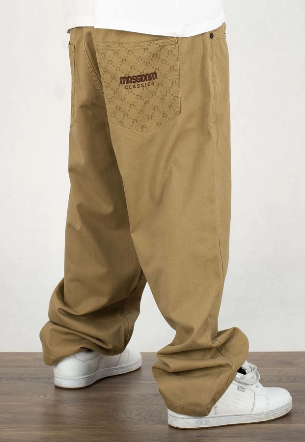 Spodnie Mass Pants Extra Baggy Fit Nexus beżowe