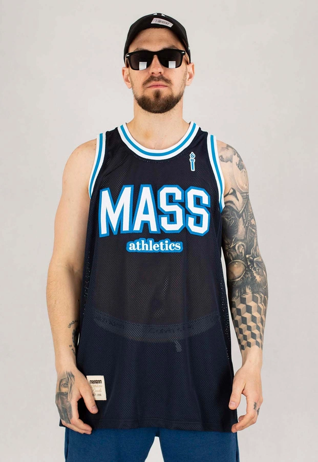 Tank Mass Club Mesh Jersey granatowy