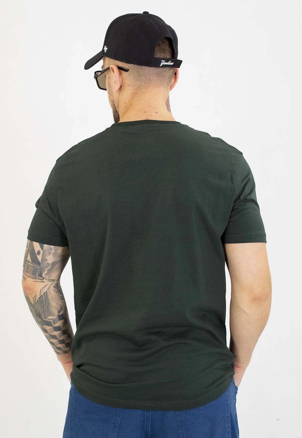 T-shirt Alpha Industries Basic 100501 ciemno zielony