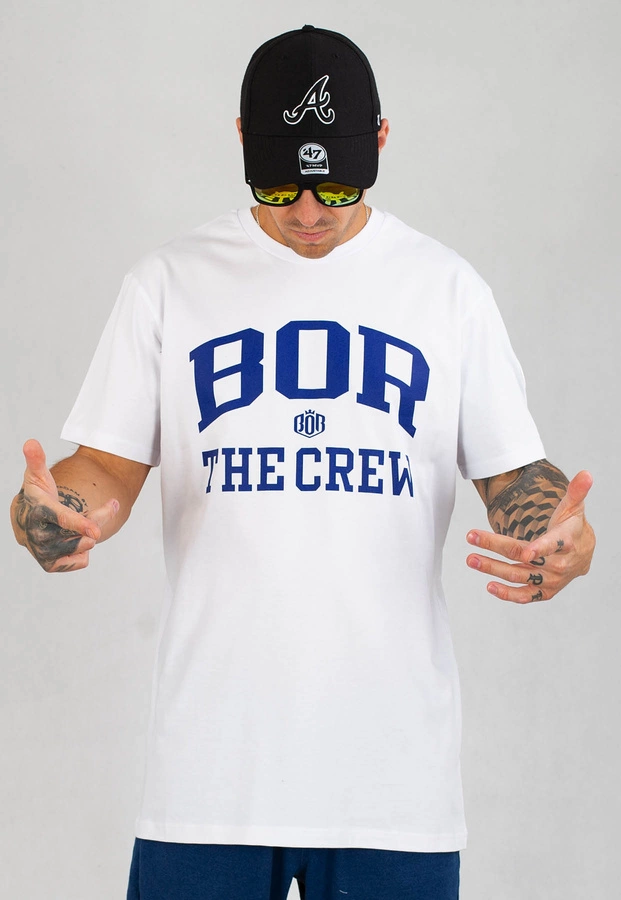 T-shirt B.O.R. Biuro Ochrony Rapu The Crew biały