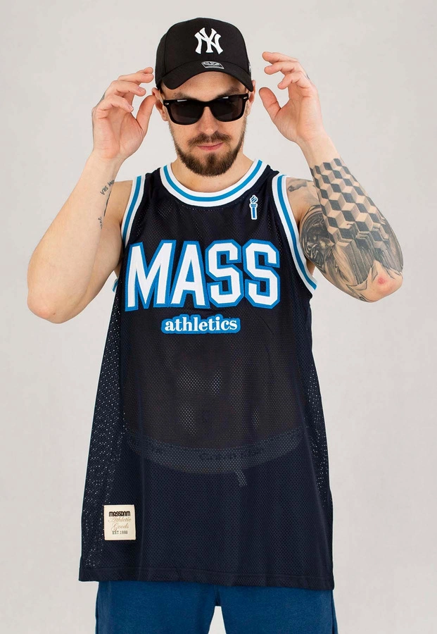 Tank Mass Club Mesh Jersey granatowy