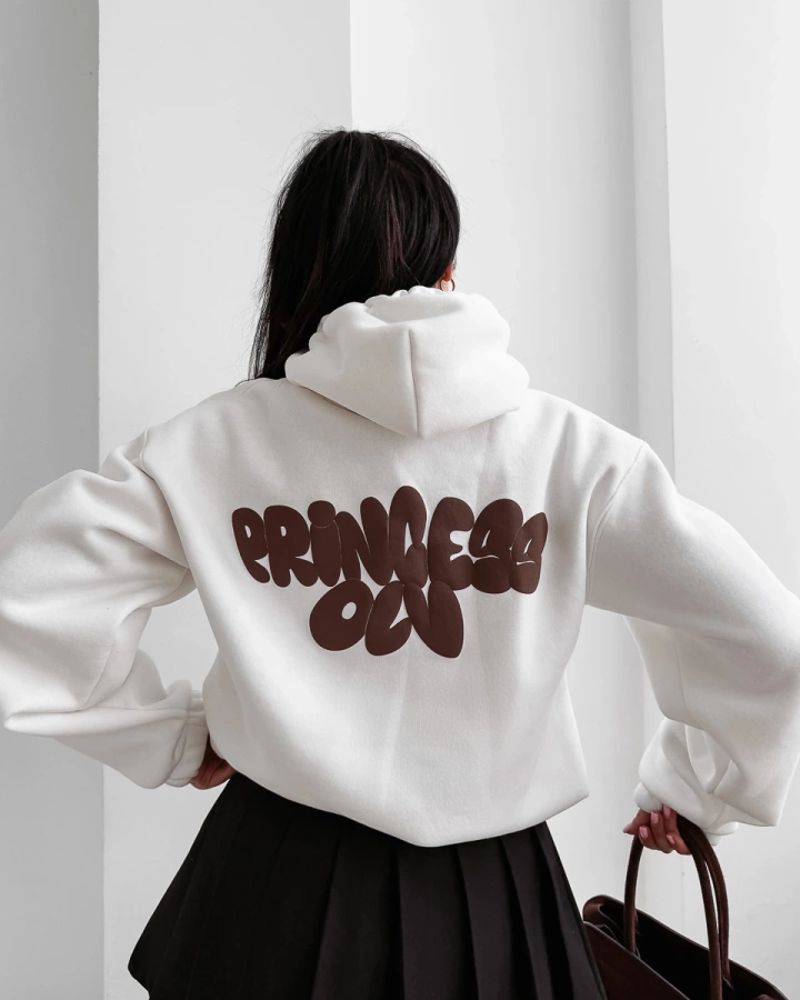 Bluza Olavoga Z Kapturem Frost Layer ecru