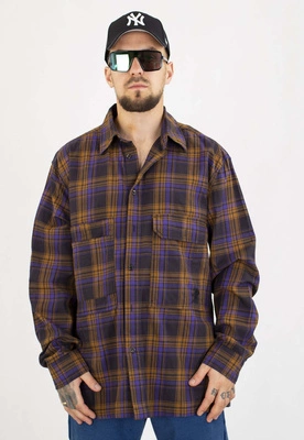 Koszula Prosto Check fioletowa