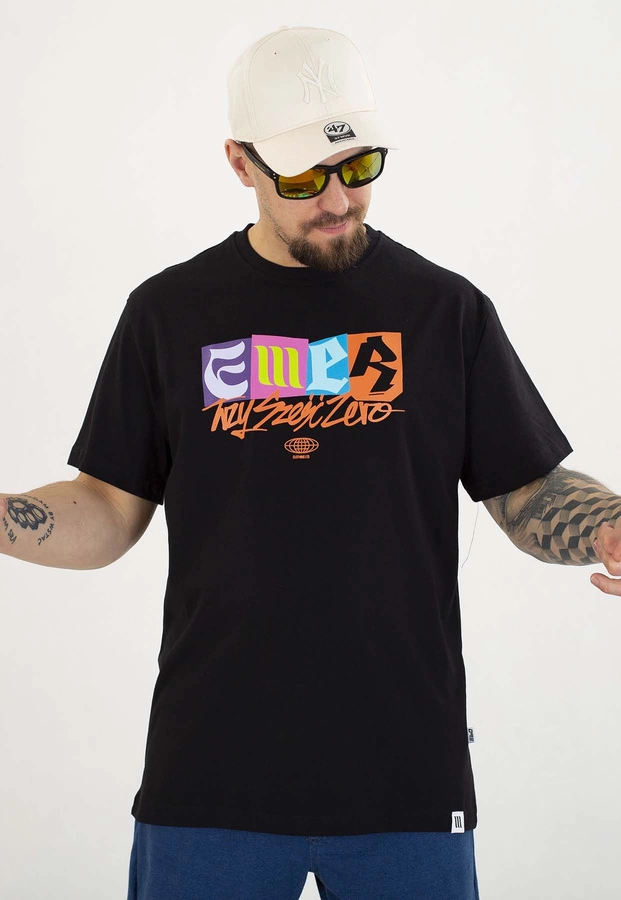 T-shirt 360CLTH Emer czarny