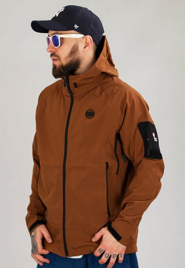 Kurtka Pit Bull Softshell Rockfish II brązowa