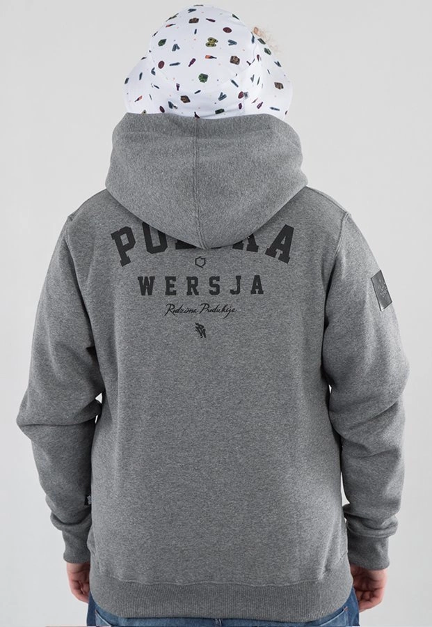 Bluza Polska Wersja PW Godło ciemno szara
