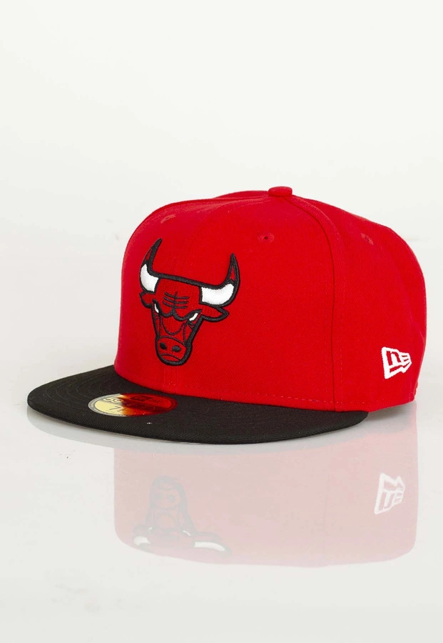 Czapka Full Cap New Era League Essential 59FIFTY® Chicago Bulls 10861624 czerwono czarna