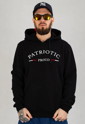 Bluza Patriotic Hoodie Collage Proud czarna