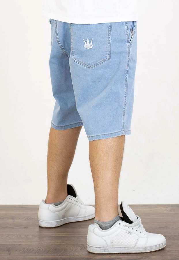 Spodenki Jigga Wear Baggy Crown Light Blue White