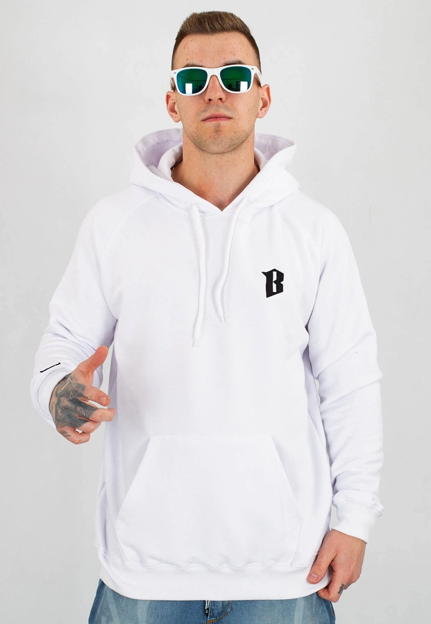 Bluza B.O.R. Biuro Ochrony Rapu B Logo Reglan biała