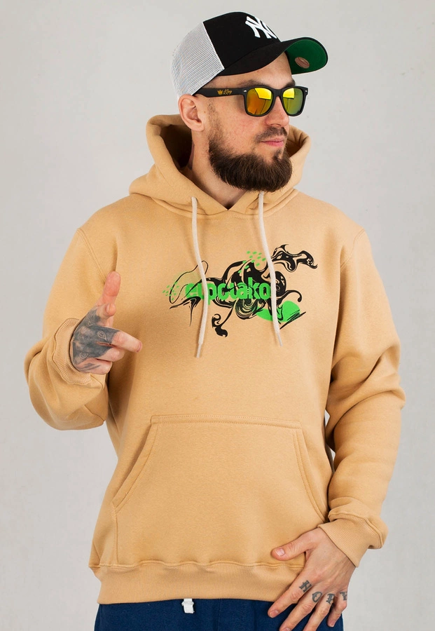 Bluza El Polako Hoodie Ep Ink brązowa