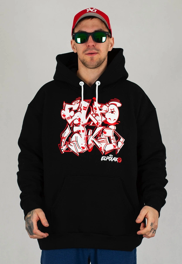 Bluza El Polako Baggy Graffiti czarna