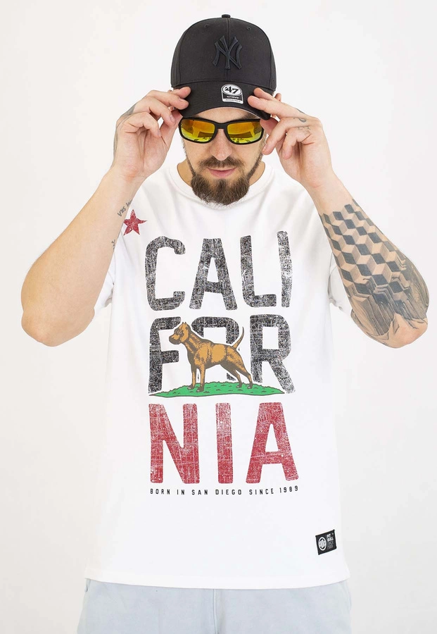 T-shirt Pit Bull California 170 white