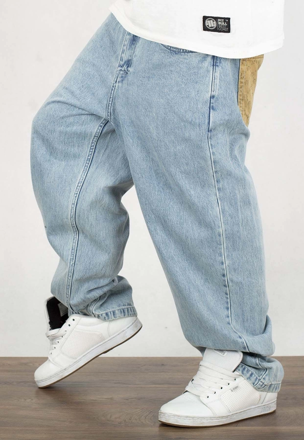 Spodnie Mass Jeans Extra Baggy Fit Nexus light blue