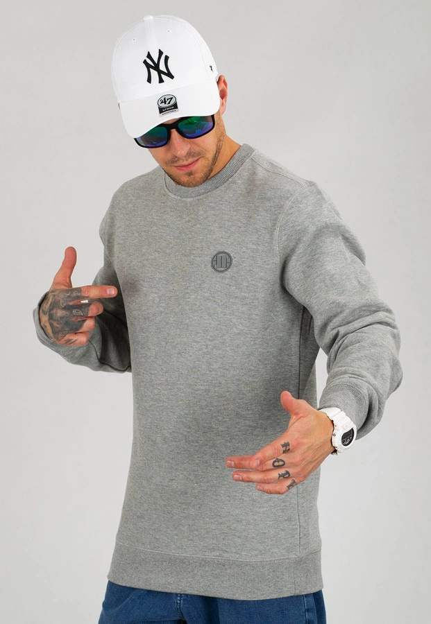 Bluza Pit Bull Premium Pique Small Logo szara