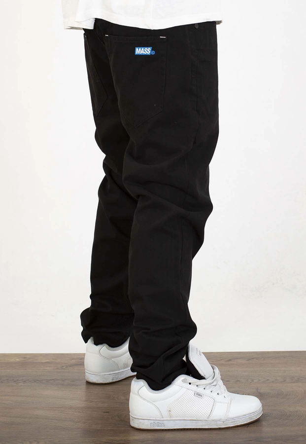 Spodnie Mass Pants Box Relax Fit czarne