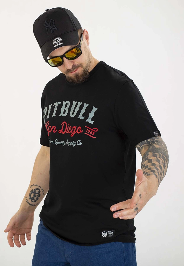 T-shirt Pit Bull Strenght&Respect black