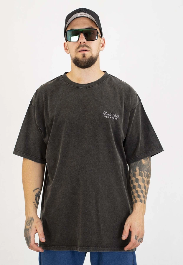 T-shirt Prosto Oversize Athletic sprany czarny