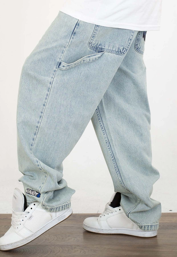 Spodnie Mass Jeans Extra Baggy Fit Wall light blue