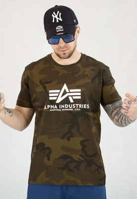T-shirt Alpha Industries Basic 100501C oliwkowy camo